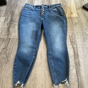 Maurice’s Women's Jeggings with Frayed Hem